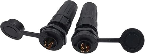 موصل المقبس البلاستيكي IP67 PY07 Z108 BUTT CONNECTOR 2PIN 3PIN 4PIN 5PIN 6PIN 7PIN 8PINS 1PCS (5P BAYONET) in Saudi Arabia