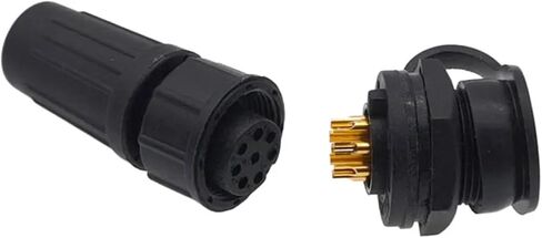 موصل المقبس البلاستيكي IP67 PY07 Z108 BUTT CONNECTOR 2PIN 3PIN 4PIN 5PIN 6PIN 7PIN 8PINS 1PCS (5P BAYONET) in Saudi Arabia