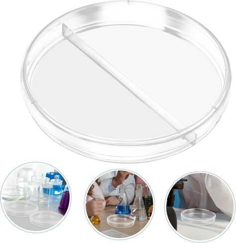 Pretyzoom 10pcs الطبق نبات الخلايا النباتية لوحة زراعة الأنسجة الأنسجة أطباق الطبق خلية الأنسجة الأنسجة أدوات مختبر الغرض من الطبق خلية الطبق عينة شفافة in Saudi Arabia
