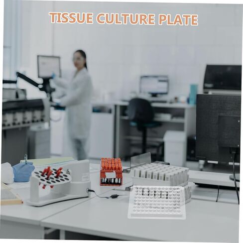 PRETYZOOM 10pcs Cell Culture Plates Laboratory Culture Tray Sturdy Tissue Dish Lid in Saudi Arabia