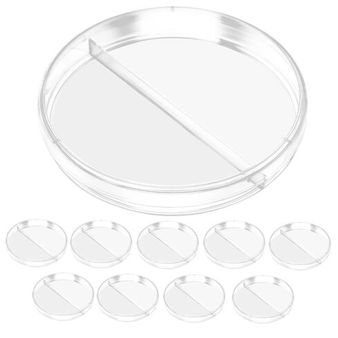 Gleavi 10pcs Petri Dishes Lids Storage لاستخدام المختبر لوحات تجريبية علمية أبحاث علم الأحياء في علم الأحياء in Saudi Arabia
