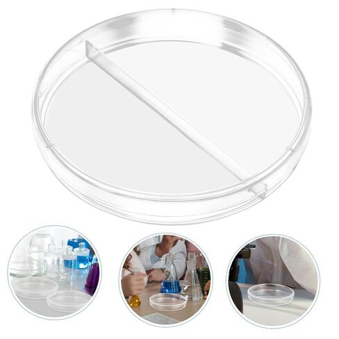 Gleavi 10pcs Petri Dishes Lids Storage لاستخدام المختبر لوحات تجريبية علمية أبحاث علم الأحياء في علم الأحياء in Saudi Arabia