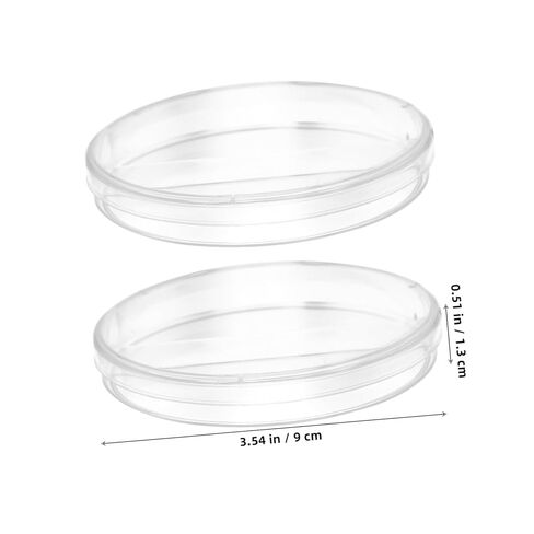 Gleavi 10pcs Petri Dishes Lids Storage لاستخدام المختبر لوحات تجريبية علمية أبحاث علم الأحياء في علم الأحياء in Saudi Arabia