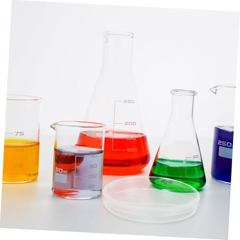 Gleavi 10pcs Petri Dishes Lids Storage لاستخدام المختبر لوحات تجريبية علمية أبحاث علم الأحياء في علم الأحياء in Saudi Arabia