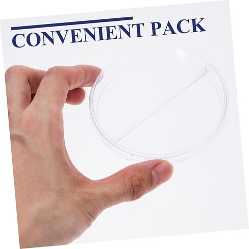 Gleavi 10pcs Petri Dishes Lids Storage لاستخدام المختبر لوحات تجريبية علمية أبحاث علم الأحياء في علم الأحياء in Saudi Arabia