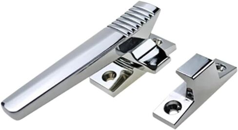Compulsory Closed Door Handle Zinc Alloy Freezer Drying Furnace Activity Cabinet Lock 1Pcs(Large-Right) in Saudi Arabia