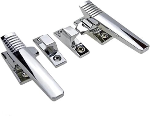 Compulsory Closed Door Handle Zinc Alloy Freezer Drying Furnace Activity Cabinet Lock 1Pcs(Large-Right) in Saudi Arabia