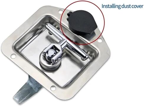 لوحة لسان اللوحة على شكل حرف T 304 خزانة الفولاذ المقاوم للصدأ 1pcs (Macropore-ZDC) in Kuwait