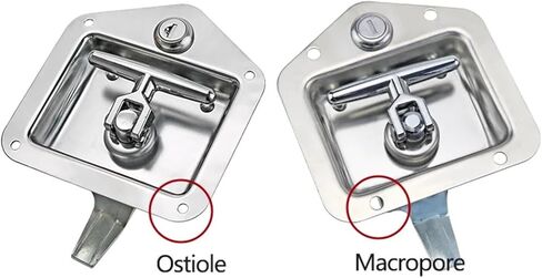 لوحة لسان اللوحة على شكل حرف T 304 خزانة الفولاذ المقاوم للصدأ 1pcs (Macropore-ZDC) in Kuwait