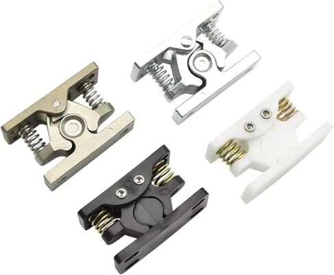 XK818 Heavy Spring Buckle Door Large Impact Lock Press to Close Pull Open Latch 1Pcs(XK818 Plastic White) in Kuwait