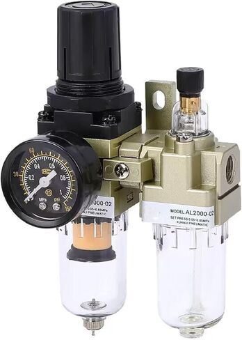 Compressor Air Filter Pressure Regulator Trap Pneumatic Oil Water Separator Pump Manual Drainage Supply AC2010-02 Type in Saudi Arabia