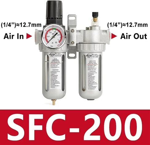 SFC400 1/2 SFC300 3/8 SFC200 1/4 Air Filter Pneumatic Parts Regulator Oil Water Separator Trap Regulator Valve for Compressor(SFC-300) in Saudi Arabia