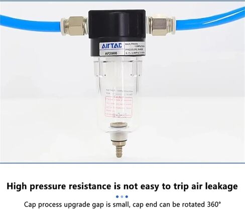 AF2000 Pneumatic Parts Air Filter Accessory Source Treatment Unit for Compressor Oil Water Separation(AF w (BT10-02x2),1 Sets) in Saudi Arabia