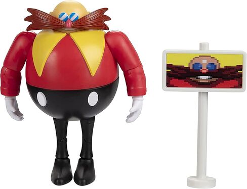 Sonic the Hedgehog 4 بوصة ، الشكل الكلاسيكي Eggman مع لعبة لوحة الهدف القابلة للتحصيل in Saudi Arabia