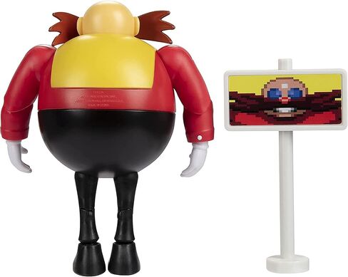 Sonic the Hedgehog 4 بوصة ، الشكل الكلاسيكي Eggman مع لعبة لوحة الهدف القابلة للتحصيل in Saudi Arabia