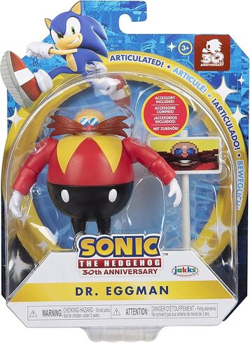 Sonic the Hedgehog 4 بوصة ، الشكل الكلاسيكي Eggman مع لعبة لوحة الهدف القابلة للتحصيل in Saudi Arabia