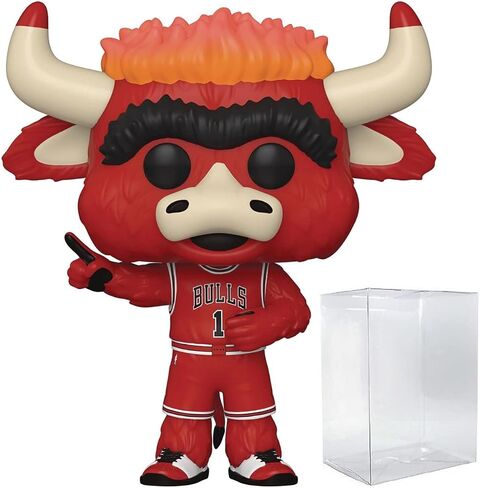 Pop NBA Mascots: Chicago - Benny the Bull Funko Pop! الشكل الفينيل (مجمل مع حالة واقي صندوق البوب ​​المتوافق) ، متعدد الألوان ، 3.75 بوصة in Saudi Arabia