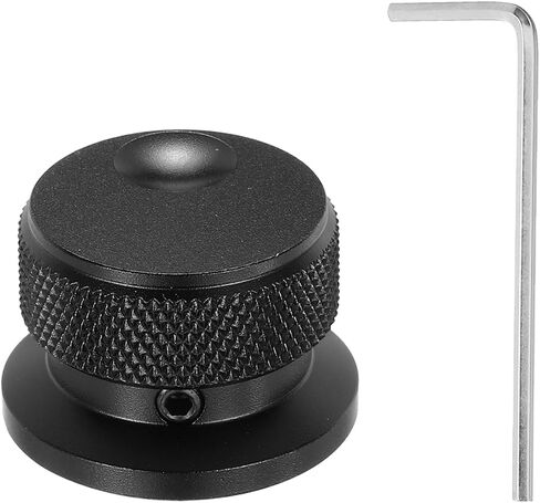 Meccanixity 1 PCS مقابض الجهد الألمنيوم ، 1/4 "(6 مم) مقابض التحكم في النغمة العالمية مع مؤشر الأخدود البيضاوي للغيتار ، 4/5" أسود (30 × 20 ملم) in Saudi Arabia