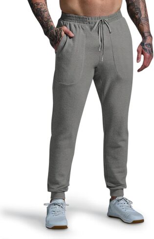 Yousify Mens Sweatpants Athletic مرنة الخصر الصالة الرياضية الصال in Saudi Arabia