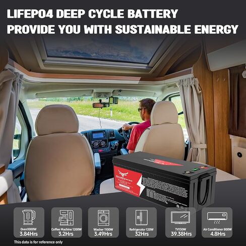 36V 135AH GOLF CART LITHIUM LIFEPO4 بطارية مع شاحن و 200A BMS من الدرجة A DEERTERY BATTERABLE ، 10000+ دورة ، مثالية لعربة الجولف ، وتطبيقات الشبكة (36V 135AH-GC) in Kuwait