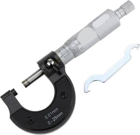 External Micrometer Set Outside Micrometer Meter Micrometers Measuring Tools Micrometric Gauges(0-25mm Outside) in Kuwait
