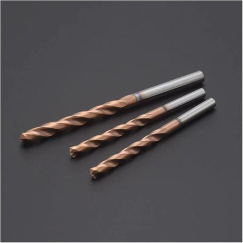 قطع الحفر الصلبة كربيد التونغستن لقطر الحفر CNC كربيد GWIST 1-20 مم 100 150 مم طول الحفر المعدنية الطول الحفر الصلب (4.3 ملم) in Kuwait
