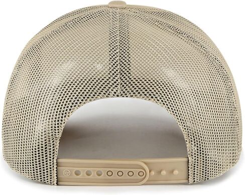 47 Brand MLB Unisex Khaki Primary Logo Foam Trucker Adjustable Mesh Snapback Hat Adult One Size Fits All in Saudi Arabia