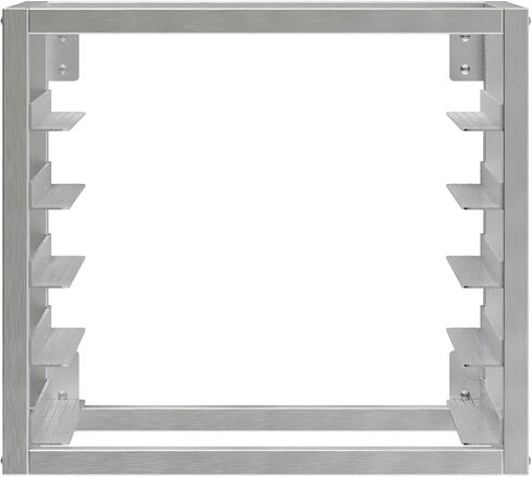 AmGood Wall Mounted Sheet Bun Pan Rack 21" x 13" x 18" | Aluminium | NSF in Saudi Arabia