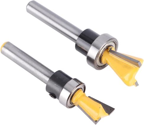 Dovetail Bit Router Cutter Set High Strength Metal Smooth Cutting Tool for Woodworking 1/4in Shank in Saudi Arabia