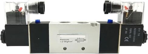 1PCS 4V310 4V320 4V330 air solenoid valve G1/4 G3/8 solenoid valve type pneumatic valve(4V330C-10G3-8 3-5Way-01,AC110V) in Saudi Arabia