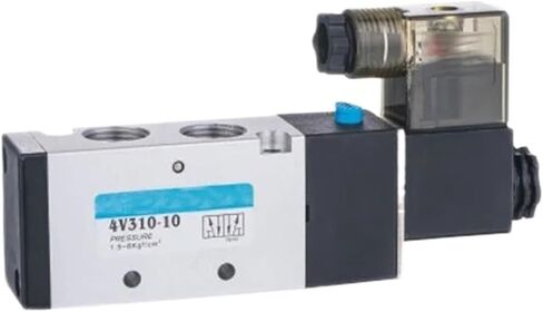 1PCS 4V310 4V320 4V330 air solenoid valve G1/4 G3/8 solenoid valve type pneumatic valve(4V330C-10G3-8 3-5Way-01,AC110V) in Saudi Arabia