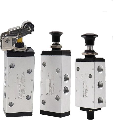 1PCS XQ roller valve/hand valve two-position three-way two-position five-way aluminum alloy XQ230412 XQ230622 XQ250612 XQ250422(XQ250412) in Saudi Arabia