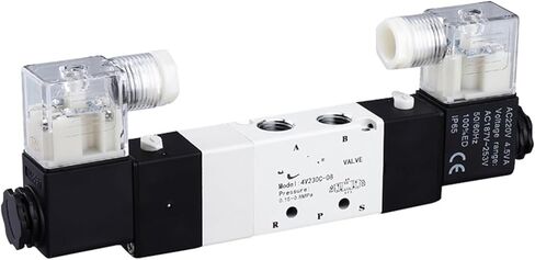 1PCS ثلاثية الموضع من خمسة اتجاهات مركز الملف اللولبي الهوائي مختوم 4V130C-06 4V230C-08 4V330C-10 4V430C-15 (4V230C-08 AC380V) in Saudi Arabia