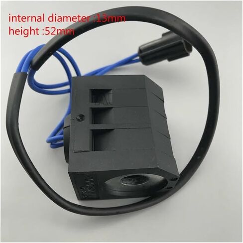 1pcs ملف الملف اللولبي لفائف DH150-7/220-5 قطر داخلي 13 مم ارتفاع 52 مم (DC 12V) in Saudi Arabia
