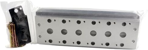 1pcs pneumatic mifold 4v210 المنوع مناسب لمواد الألومنيوم 4v100 4v200 (4v200m ، 10) in Saudi Arabia