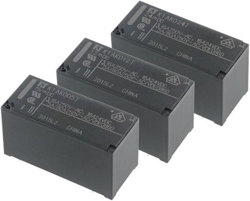 5Pcs Relay F.T FTR-K1AK005T K1AK005T FTR-K1AK012T K1AK012T FTR-K1AK024T K1AK024T 5VDC 12VDC 24VDC 6PIN 16A (Size : FTR-K1AK012T) in Saudi Arabia