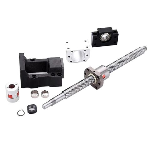 Double nut Ball Screw Control Machine BKBF12+Ball Screw SFU1610+DSG16H+Coupling D25L30+HM12-57 Motor Base+SBR16 +4PC SBR16UU Slider(350mm) in Kuwait