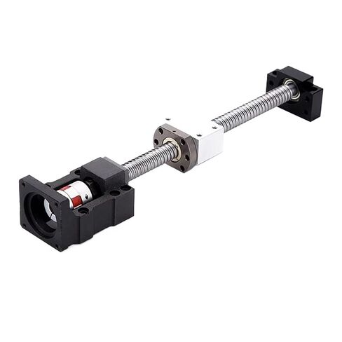Double nut Ball Screw Control Machine BKBF12+Ball Screw SFU1610+DSG16H+Coupling D25L30+HM12-57 Motor Base+SBR16 +4PC SBR16UU Slider(350mm) in Kuwait