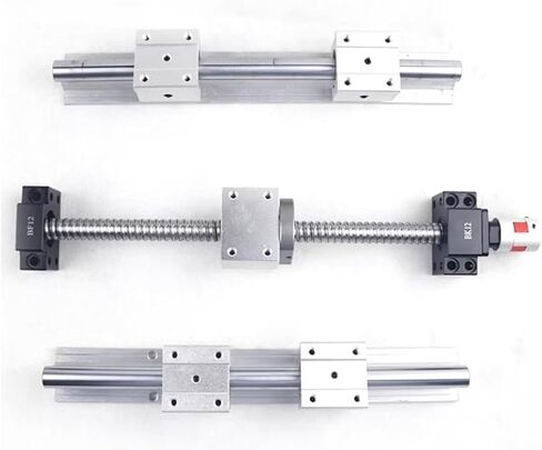 SBR25 SBR25+SFU2510 1200MM-2000 مم مع NUT+دعم BKBF20+حامل الجوز+اقتران (1300 مم) in Saudi Arabia