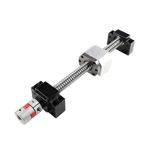 Double nut Ball Screw Control Machine 300 350 400 To1000mm C7 End Machined BKBF20 End Support Coupling Accessories Ball Screw SFU2510 Set(350mm) in Kuwait
