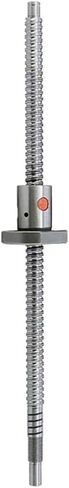 Metal Ball Screw nut 12mm Shaft 4mm SFU1204 100mmto1100 Mm Rolled Ball Screw C7 with Flange Single Nut and BK BF10 End Machined CNC for CNC(1100mm) in Saudi Arabia