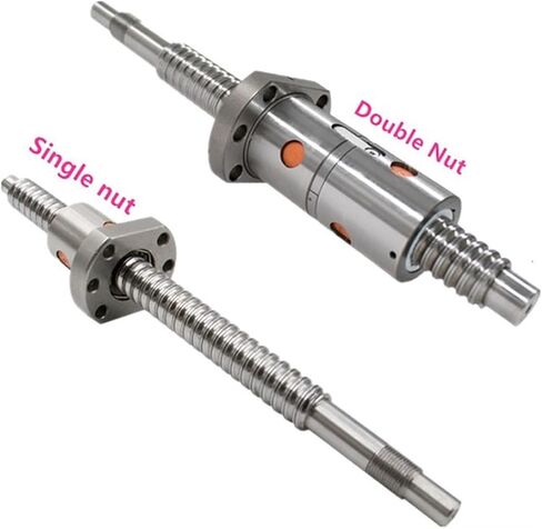 Metal Ball Screw nut 1900mm 20mm C7 Precision Ball Screw with Nut SFU2005 SFU2004 SFU2010 with 5/4/10mm Lead(2004-3 Single nut) in Saudi Arabia