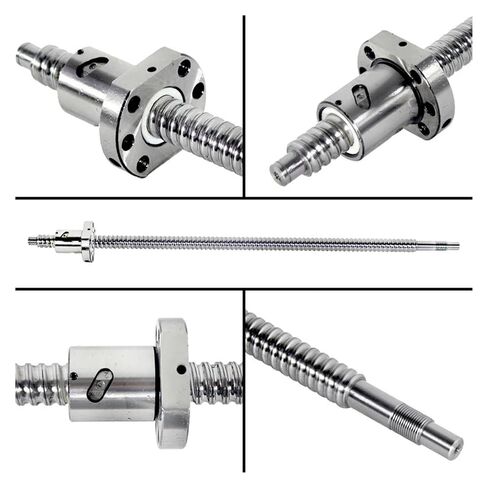 Metal Ball Screw nut SFU2005 Ballscrew 400mm-1500mm Ballnut Ball Screw RM 2005 End Machined(D25L30 6.35x12MM) in Saudi Arabia