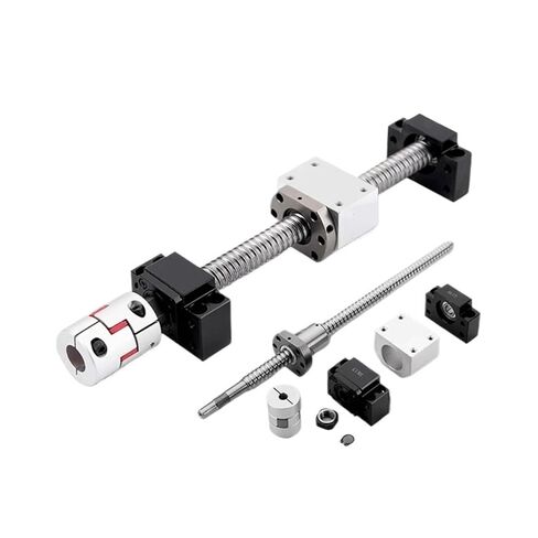 Double nut Ball Screw Control Machine C5 Ball Screw SFU2010 End Machined Parts Ball Nut Housing BKBF15 Mode Use for 3D Printer Ball Screw(750mm) in Kuwait