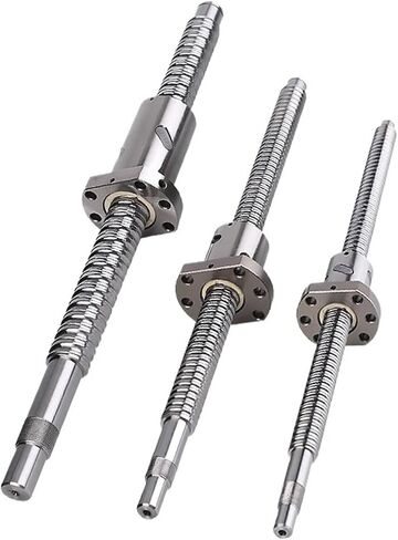 Metal Ball Screw nut SFU1204 Ball Screw Length 100mm-550mm Nut Nut Seat Plus BK10BF10 Support Seat Ball Screw Set(100mm) in Saudi Arabia