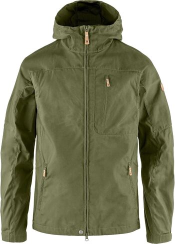 Fjällräven Sten Jacket Coats for Men - Wind and Water Resistant, Fixed Hood Designed to Fit, and Adjustable Tabs at Cuffs Indigo Blue LG One Size in Saudi Arabia