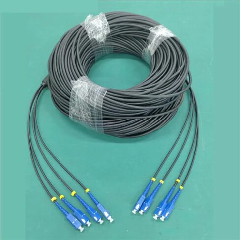 المدرعة 4 النوى Singlemode الألياف البصرية patchcord Jumper (LC-LC TPU 400M) in Kuwait