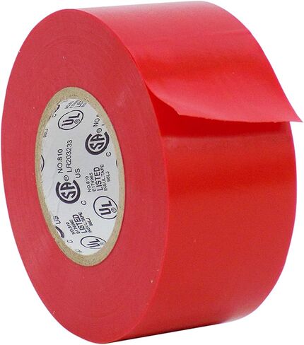 MAT Professional Grade Wide Electrical Tape White - 1.5 inch × 66 قدمًا. UL/CSA مدرجة - مقاومة للماء ، مثبطات اللهب ، ومواد لاصقة مطاطية قوية للاستخدام في ما لا يزيد عن 600 فولت و 176F in Kuwait