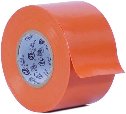 MAT Professional Grade Wide Electrical Tape White - 1.5 inch × 66 قدمًا. UL/CSA مدرجة - مقاومة للماء ، مثبطات اللهب ، ومواد لاصقة مطاطية قوية للاستخدام في ما لا يزيد عن 600 فولت و 176F in Kuwait