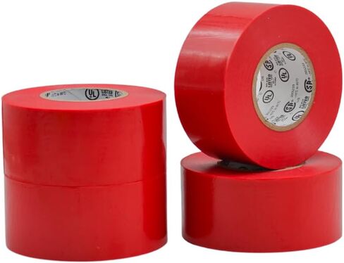 MAT Professional Grade Wide Electrical Tape White - 1.5 inch × 66 قدمًا. UL/CSA مدرجة - مقاومة للماء ، مثبطات اللهب ، ومواد لاصقة مطاطية قوية للاستخدام في ما لا يزيد عن 600 فولت و 176F in Kuwait